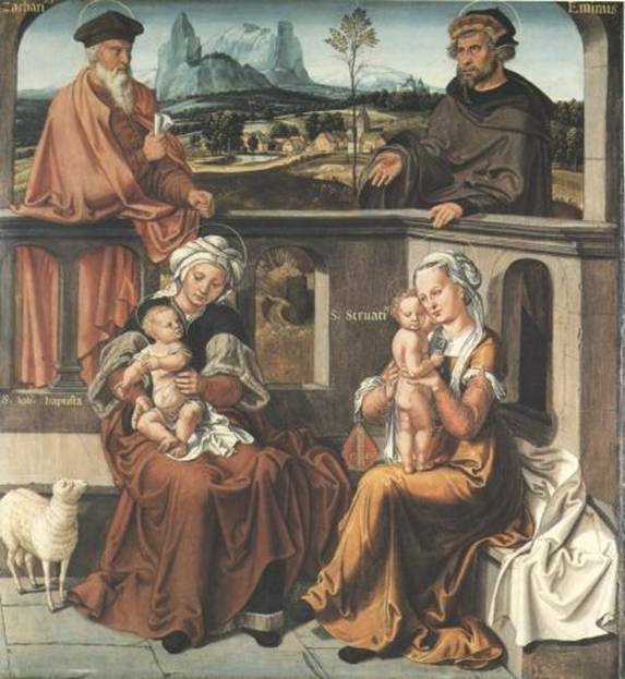 Anton Woensam von Worms: Glieder der heiligen Sippe (Kat. Nr. 4)