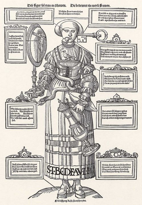 Woensam, Anton: Allegorische Darstellung der weisen Frau